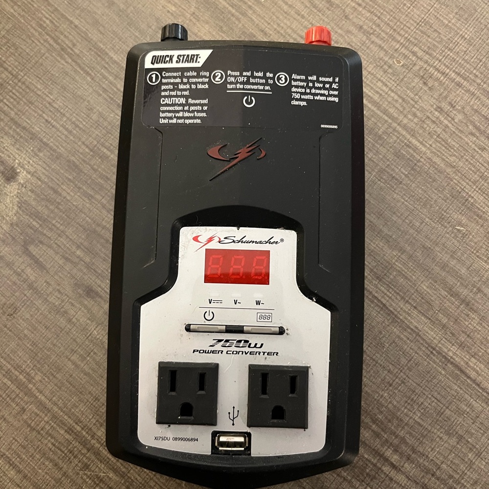 Schumacher Black and Red Power Converter